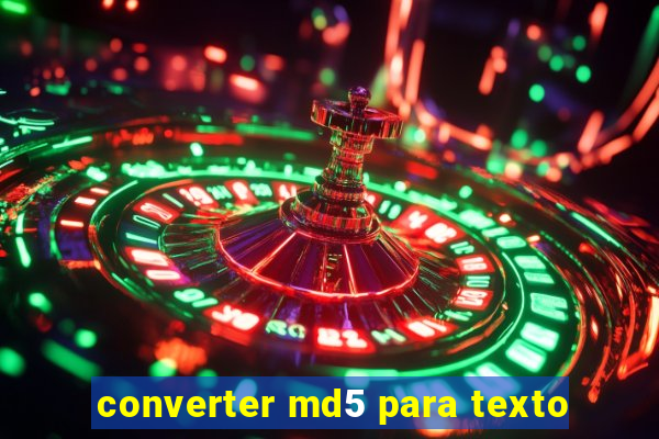 converter md5 para texto